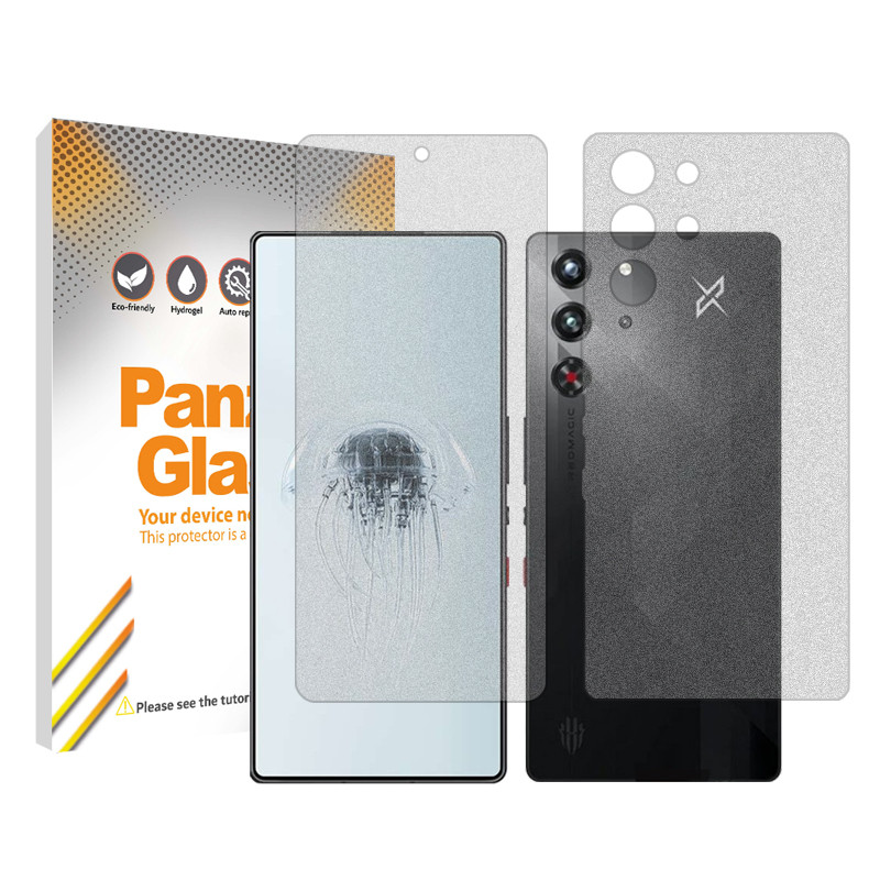 محافظ صفحه نمایش مات پنزر گلس مدل Resistant مناسب برای گوشی موبایل زد تی ای nubia RedMagic 10 Pro به همراه محافظ پشت گوشی