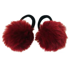 کش مو دخترانه مدل پم پم مجموعه 2 عددی