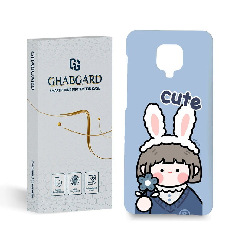 کاور قاب گارد مدل دخترانه مناسب برای گوشی موبایل شیائومی Redmi note 9 pro/note 9s