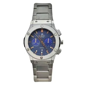 ساعت مچی عقربه‌ای مردانه هابلوت مدل فلزی قفل مخفیsl