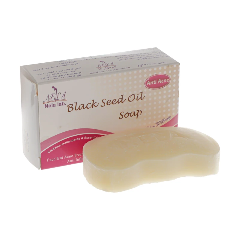 صابون شستشو لابرتوار نلا سری سیاه دانه مدل Coconut  وزن 70 گرم