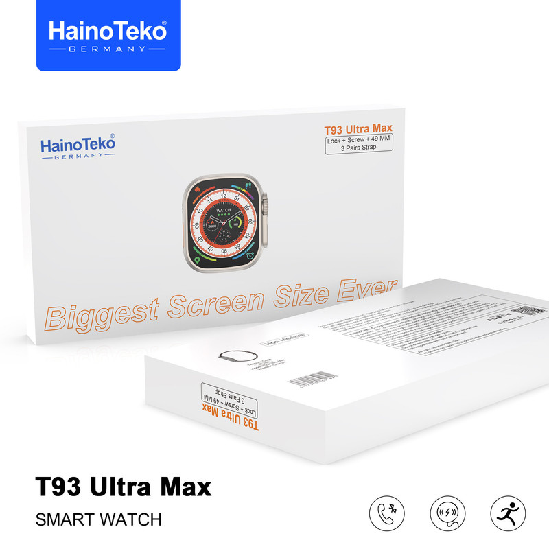 ساعت هوشمند هاینو تکو مدل MDY T93 ULTRA MAX BT