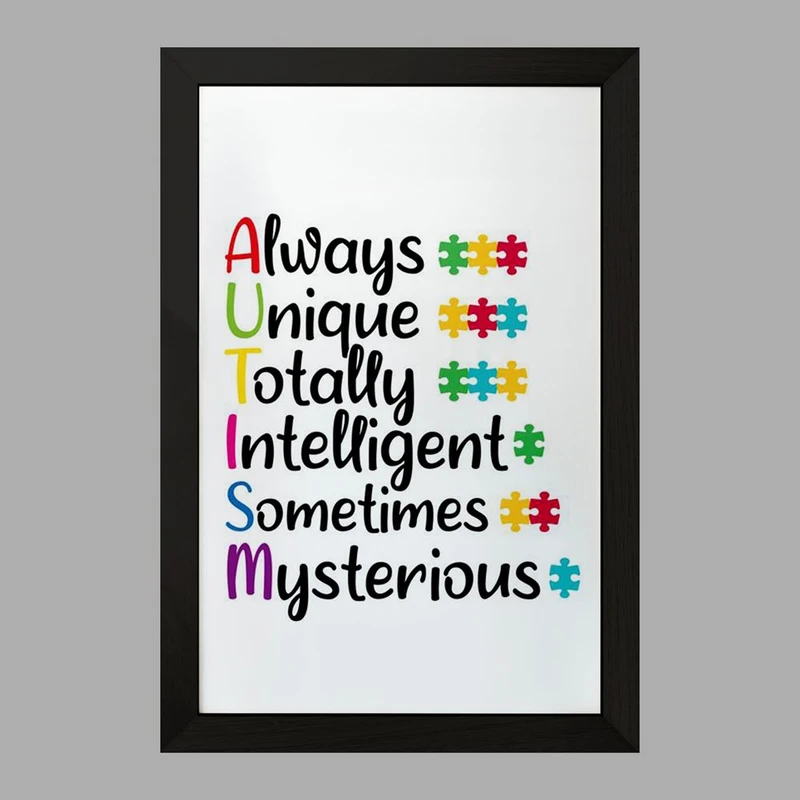 تابلو خندالو مدل اتیسم Autism کد 26732