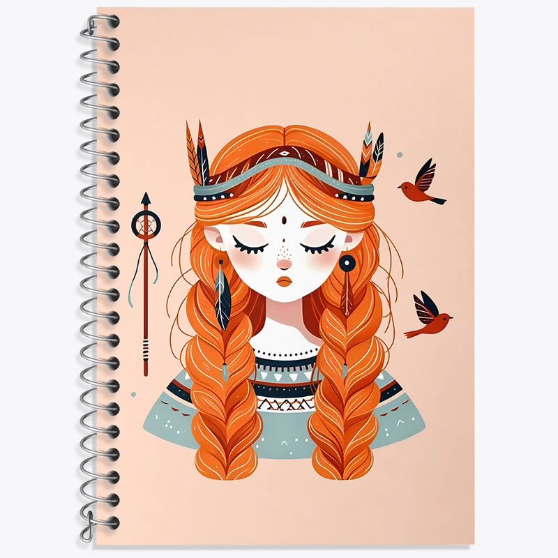 دفتر لغت 50 برگ خندالو طرح دخترانه کد N4669