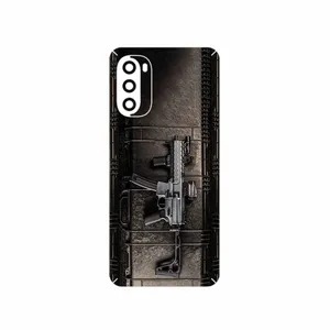 MAHOOT GUN Cover Sticker for Motorola Moto G52