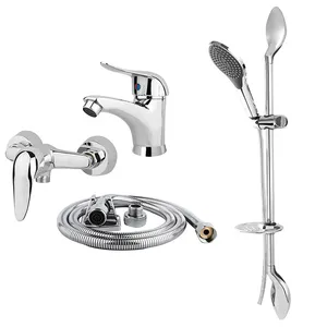 ست شیرآلات هیوا مدل طوفان کد sd1947 مجموعه 4 عددی