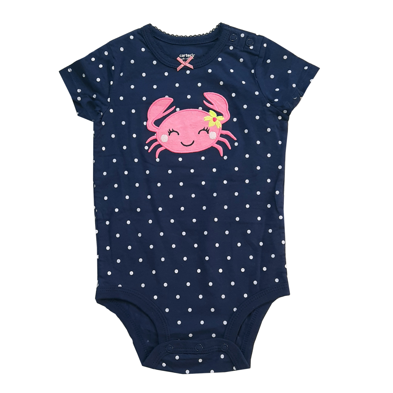 بادی آستین کوتاه نوزادی کارترز مدل Labs23