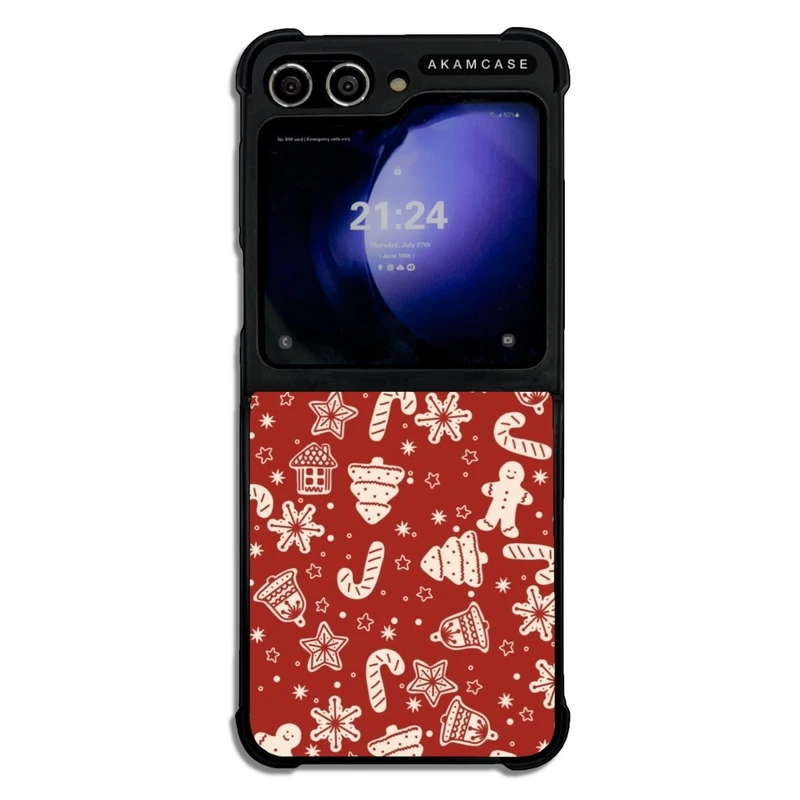 کاور آکام مدل AMCWSGZFLIP5-CHRISTMAS5 مناسب برای گوشی موبایل سامسونگ Galaxy Z Flip 5