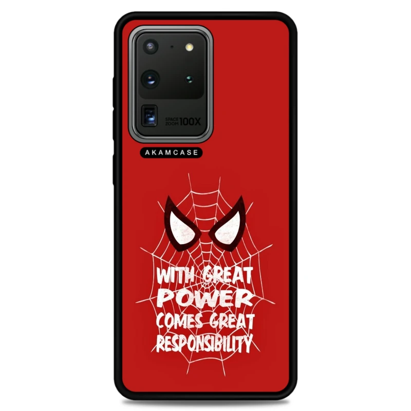 کاور آکام مدل AMC-WSGS20U-SPIDER MAN17 مناسب برای گوشی موبایل سامسونگ Galaxy S20 Ultra