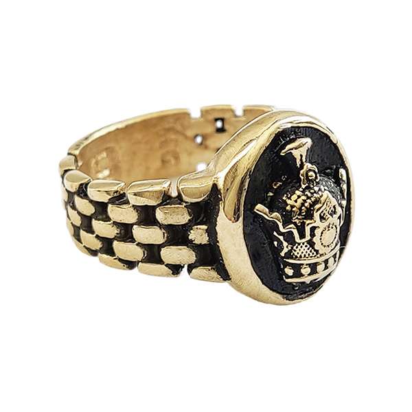 انگشتر مردانه طرح تاج پادشاه کد JW503 انگشتر مردانه طرح تاج پادشاه کد JW503