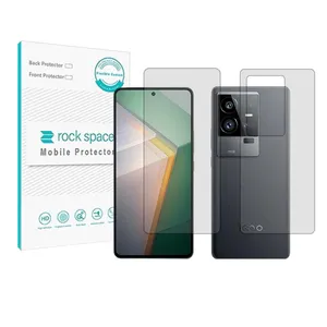 Rock space HyGEL model hydrogel screen protector suitable for Vivo iQOO 11 mobile phone with phone back protector