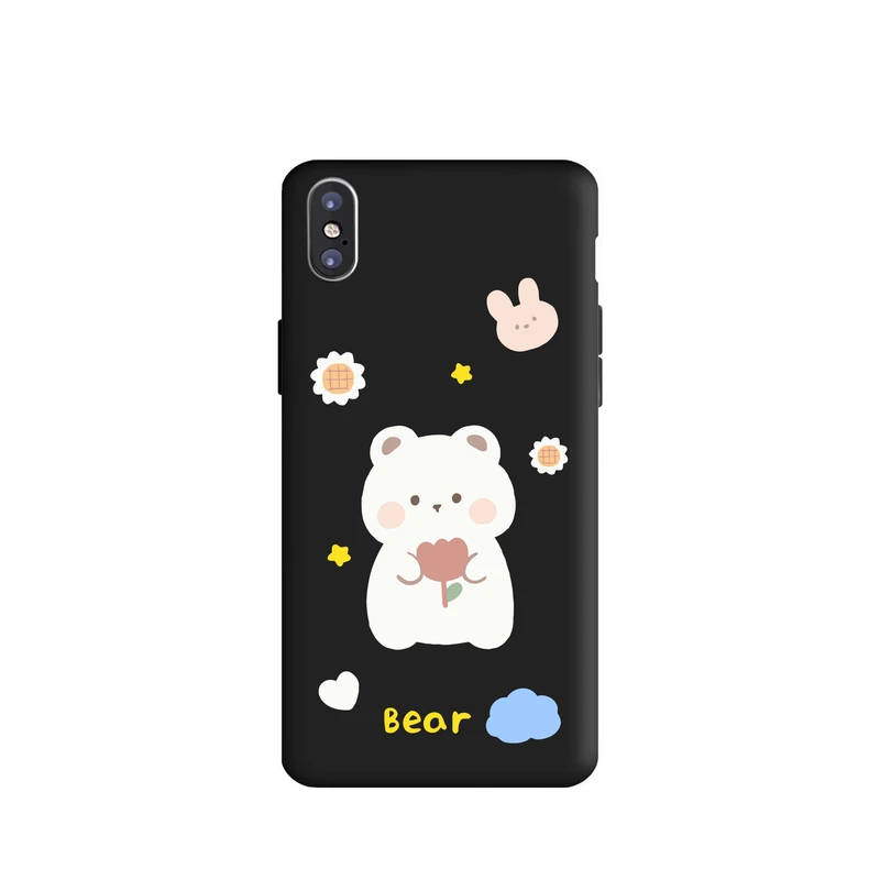 کاور طرح خرس کیوت کد t3899 مناسب برای گوشی موبایل اپل iphone X / Xs