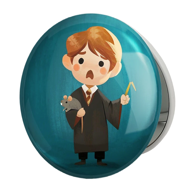 آینه جیبی خندالو طرح هری پاتر Harry Potter مدل تاشو کد 2895 