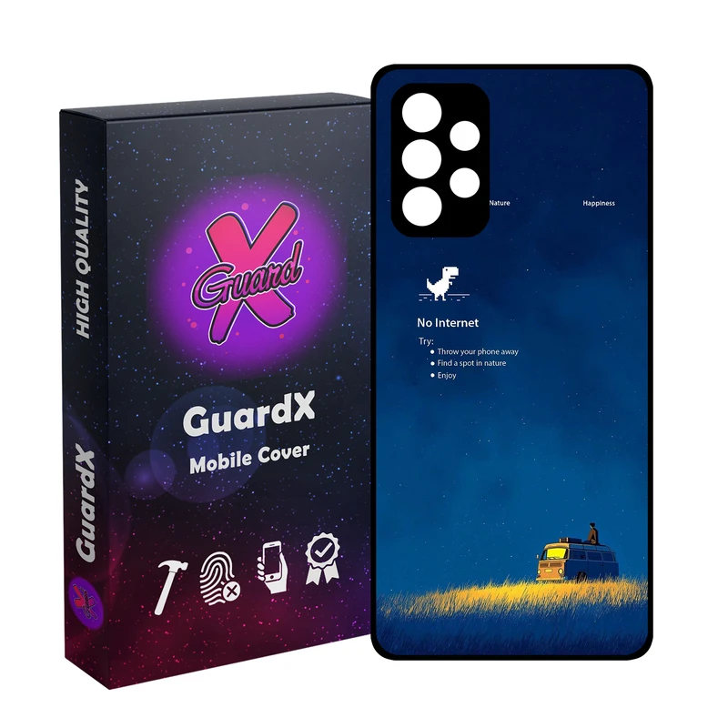کاور گارد ایکس طرح No Internet مدل 10945 مناسب برای گوشی موبایل سامسونگ Galaxy A32 4G