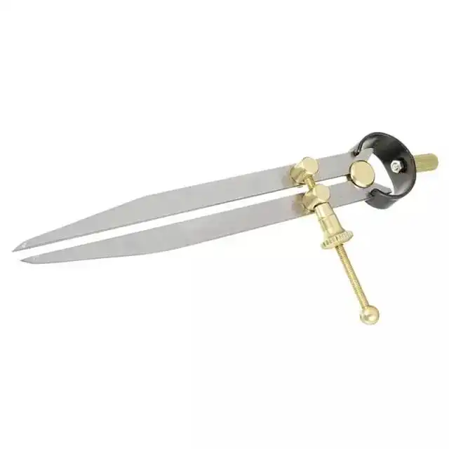 پرگار نشانه گذاری چرم مدل پیچ برنجی XL