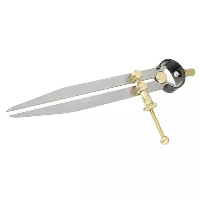 پرگار نشانه گذاری چرم مدل پیچ برنجی XL