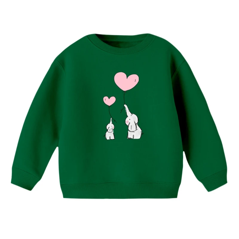 سویشرت بچگانه مدل فیل های کوچولو 