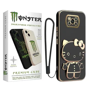 Monster Kitty Electroplate Strap Cover For Xiaomi Poco X3 NFC/ Poco X3 Pro/ Poco X3