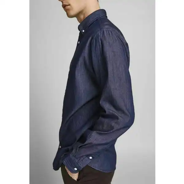 پیراهن آستین بلند مردانه جک اند جونز مدل DENIM-12164676