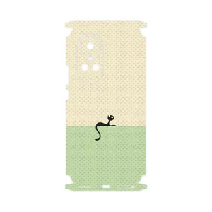 MAHOOT Minimal Internet Cat Icon-FullSkin Cover Sticker for Oppo Reno 10 5G