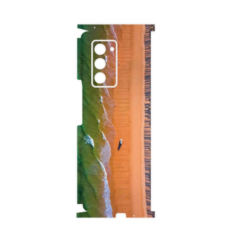 برچسب پوششی ماهوت مدل Beach and Green Sea-FullSkin مناسب برای گوشی موبایل سامسونگ Galaxy Z FOLD 2