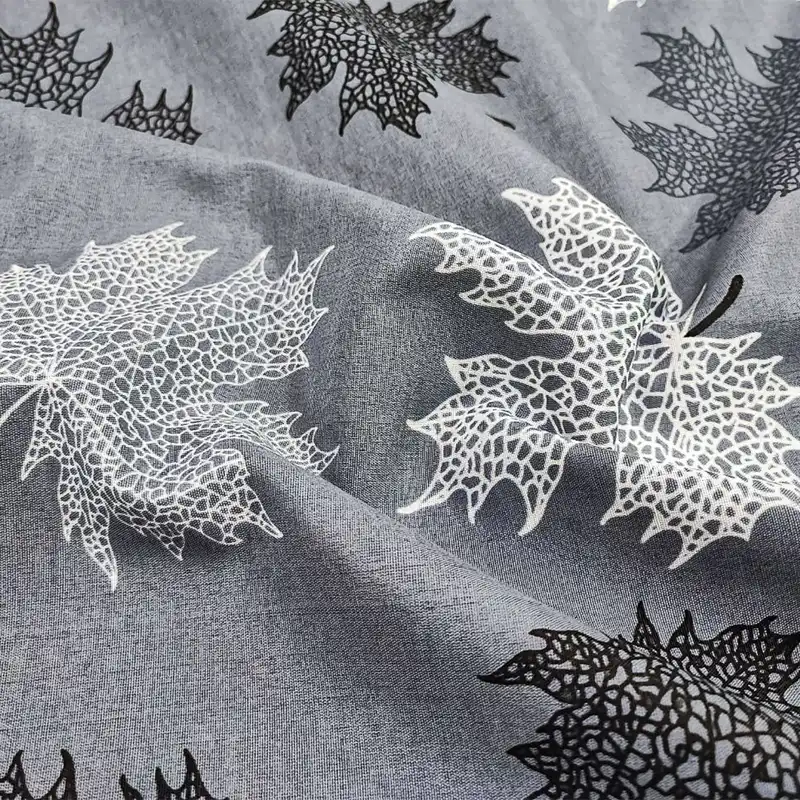 پارچه ملحفه طرح برگ سوزنی G