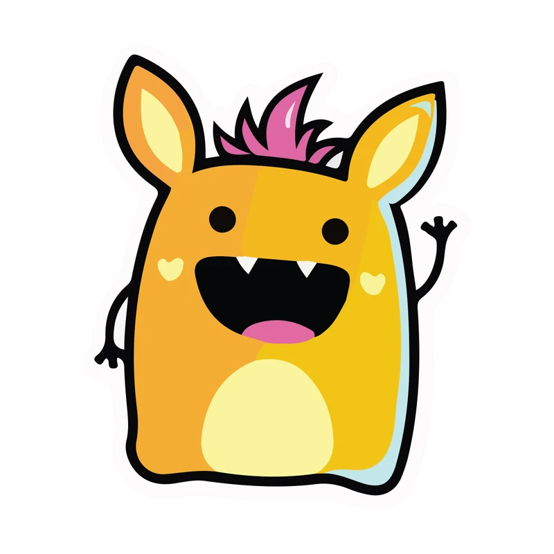 برچسب لپ تاپ پویا مارکت طرح فانتزی کد 322