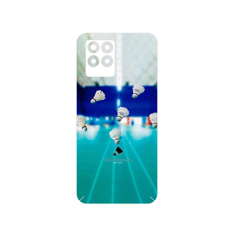 برچسب پوششی ماهوت مدل Badminton مناسب برای گوشی موبایل ریلمی 8 Pro