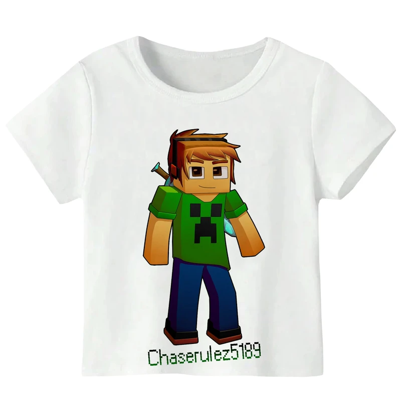 تی‌شرت آستین کوتاه پسرانه مدل ماینکرفت کد W211