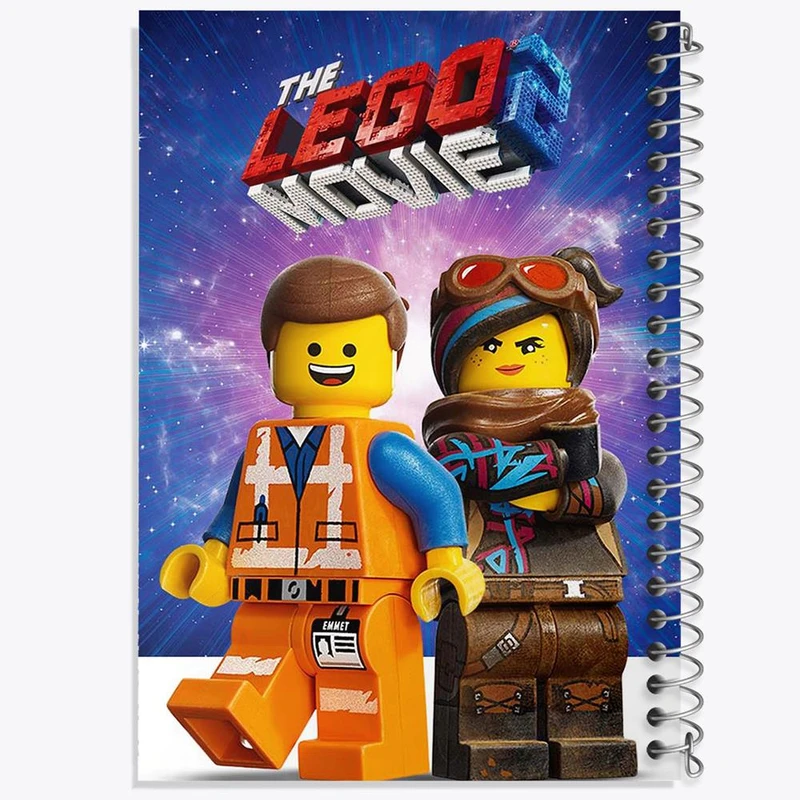 دفتر ژورنال نویسی 50 برگ خندالو مدل نقطه ای طرح انیمیشن لگو LEGO کد 3767