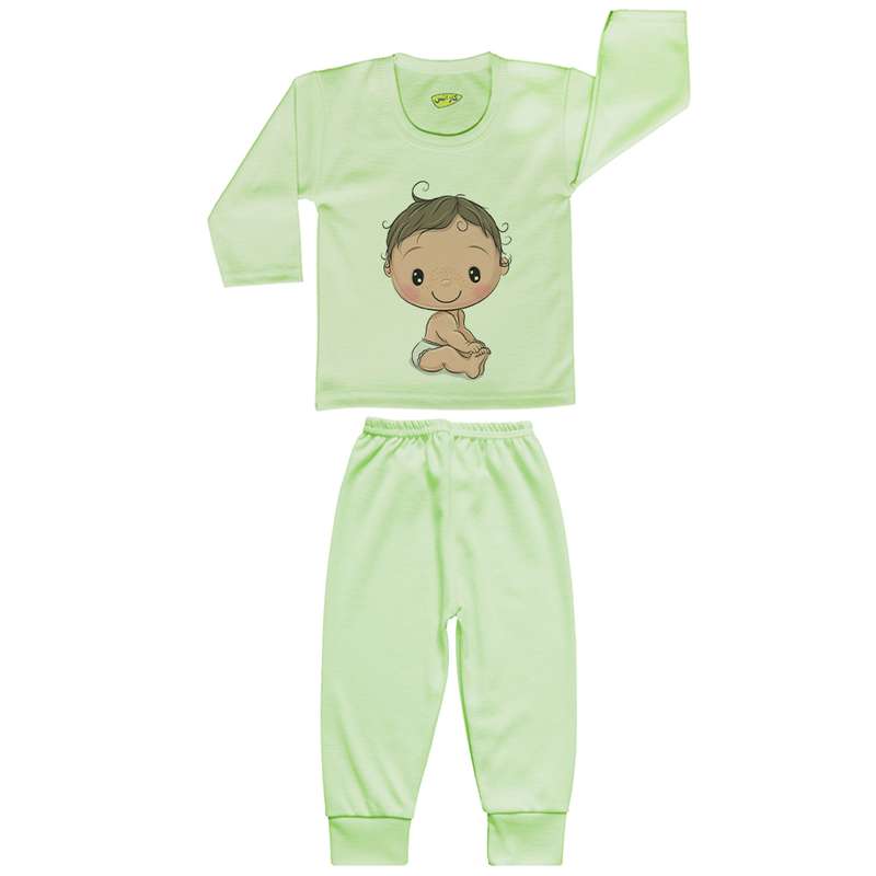 ست تی شرت و شلوار نوزادی کارانس مدل SBSG-3175