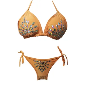 مایو زنانه گالری تویین طرح طاووس کد T568