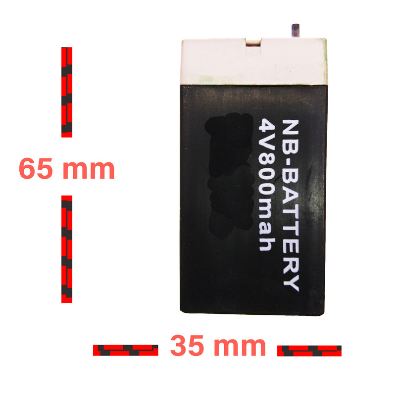 باتری سیلد اسید 4 ولت 800 میلی آمپر مدل NB_80