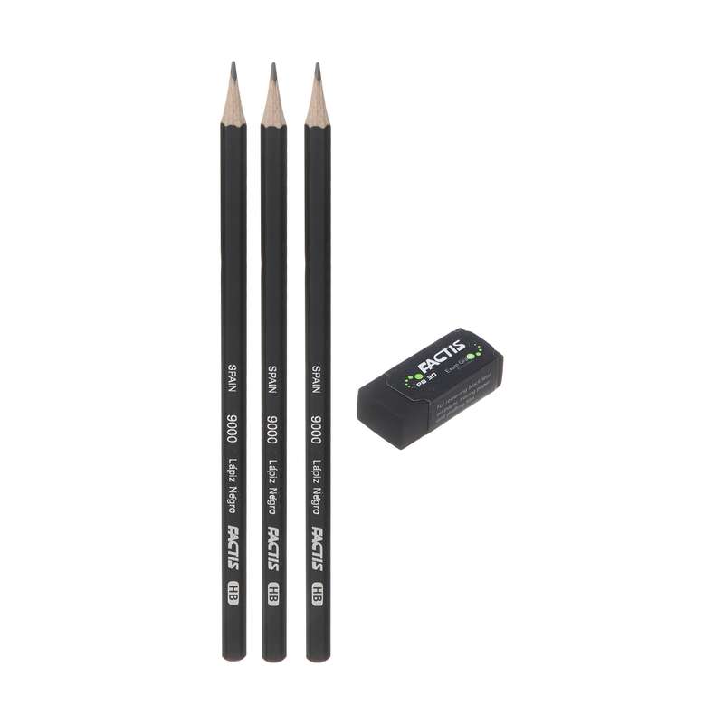 مداد فکتیس مدل PB30 بسته 4 عددی به همراه پاک کن	
