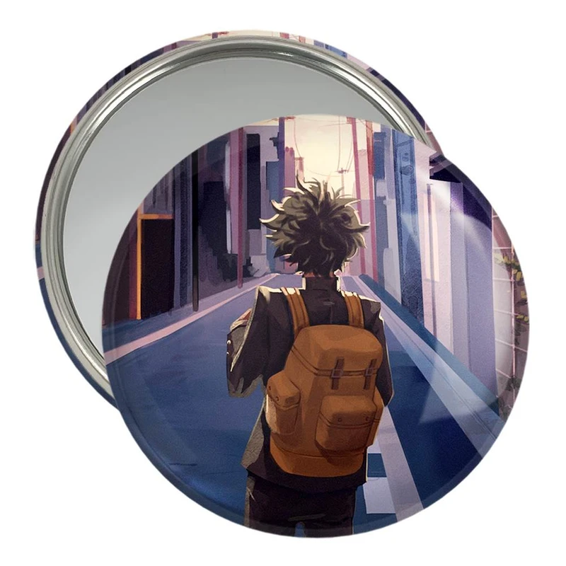 آینه جیبی خندالو مدل دکو انیمه آکادمی قهرمان من  کد 11560