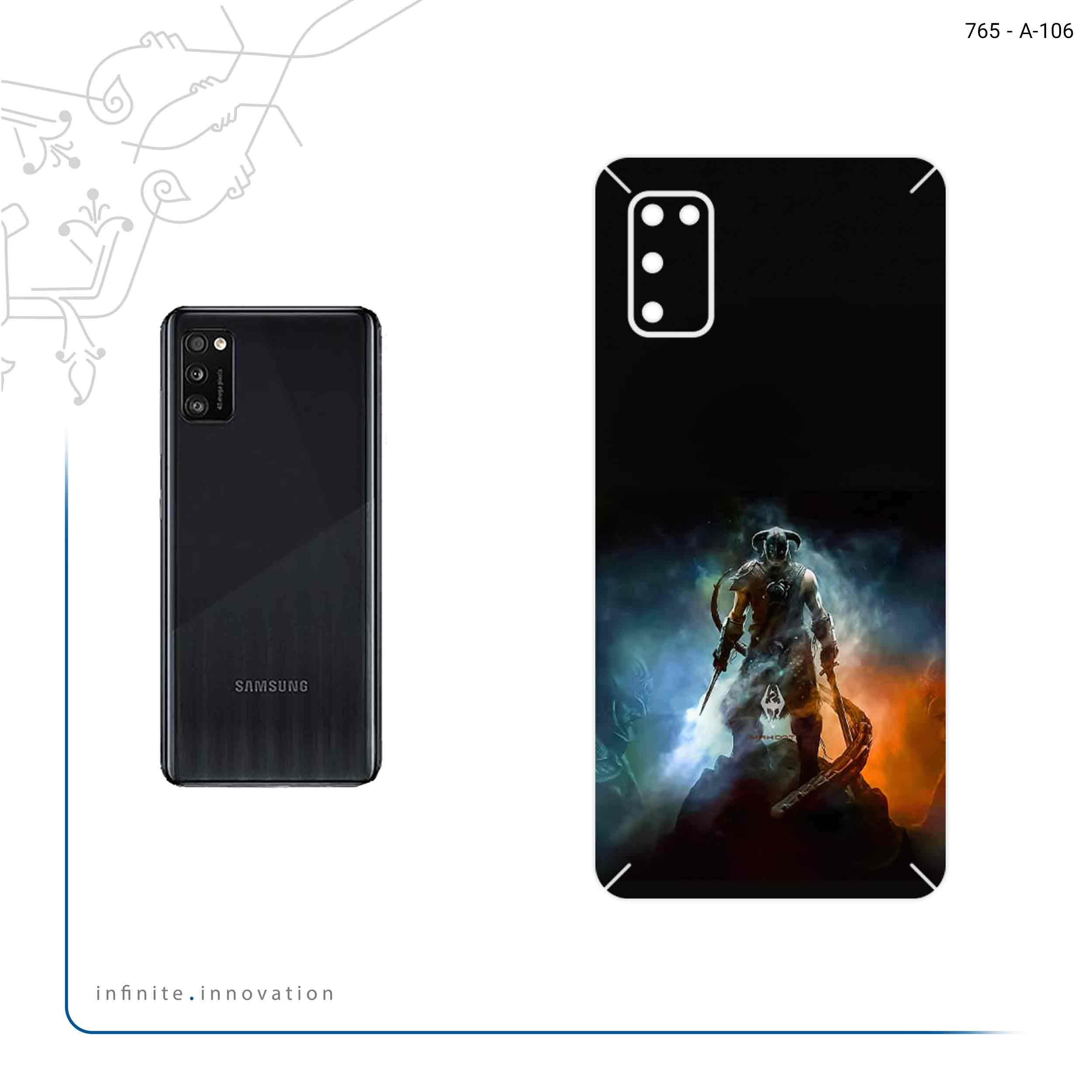 برچسب پوششی ماهوت مدل Skyrim Game Series مناسب برای گوشی موبایل سامسونگ Galaxy A41