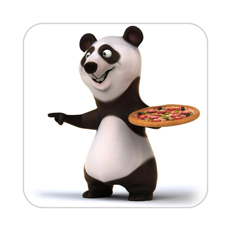 زیر لیوانی کاکتی طرح حیوانات کارتونی مدل mp27432