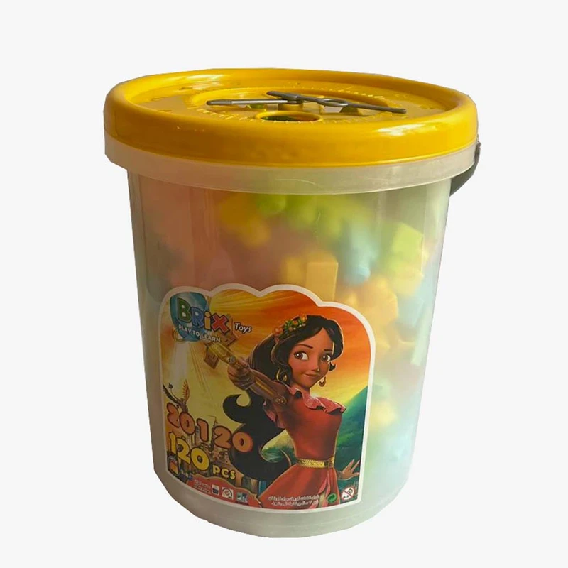 ساختنی 120 تکه بریکس مدل سطل دار کد 20120