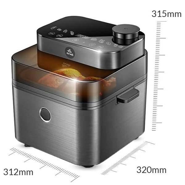 سرخ کن بدون روغن ایوولی مدل EVKA-AF8008D