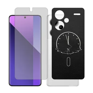 Glass Together model transparent Screen Protector Suitable for Xiaomi Redmi Note 13 Pro Plus Mobile Phone with Back cover sticker