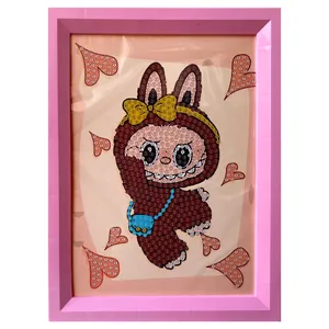 بازی آموزشی مدل ساخت تابلو نقاشی الماسی طرح لابوبو کد ۰۱