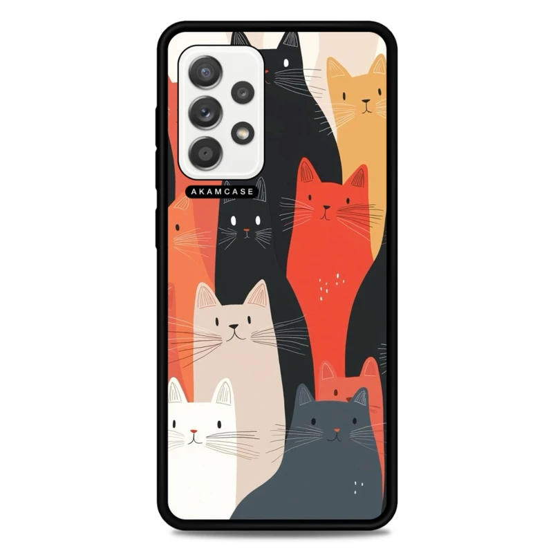 کاور آکام مدل AMC-WSGA52-CATS-25 مناسب برای گوشی موبایل سامسونگ Galaxy A52