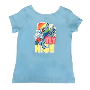 تی شرت آستین کوتاه دخترانه مای لیتل پونی مدل دو طرفه