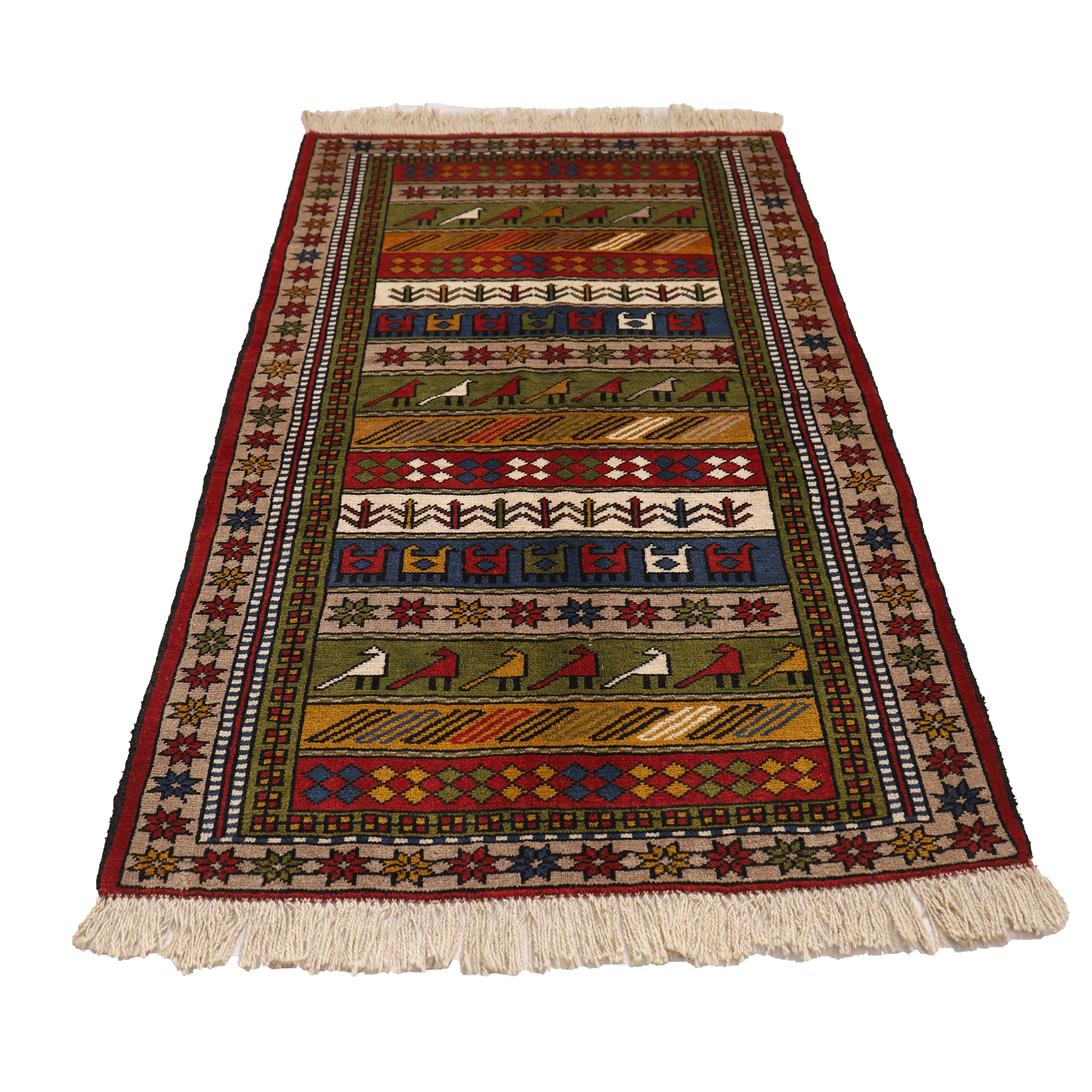 فرش دستبافت دو متری مدل خراسان کد 40201138