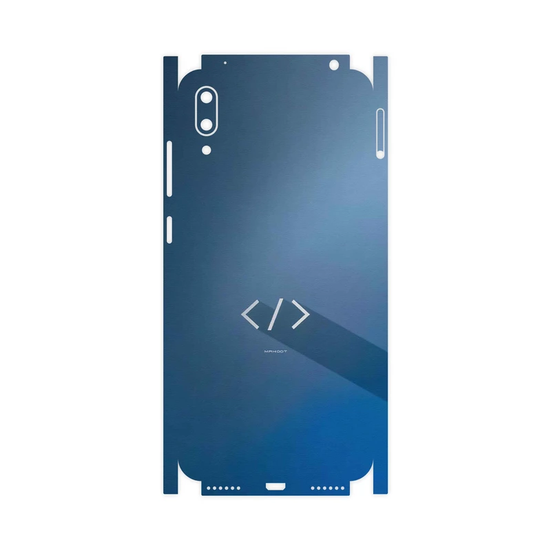 برچسب پوششی ماهوت مدل Minimal Coding icon-FullSkin مناسب برای گوشی موبایل هوآوی Y7 Pro 2019
