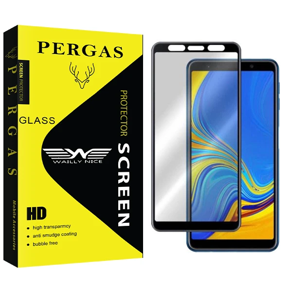 محافظ صفحه نمایش وایلی نایس مدل Pergas Glass مناسب برای گوشی موبایل سامسونگ Galaxy J4+/ J6+ / A6+ / A750 / A7 2018