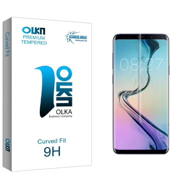 محافظ صفحه نمایش شیشه ای کولینگ مدل Olka Glass UV مناسب برای گوشی موبایل سامسونگ Galaxy S8