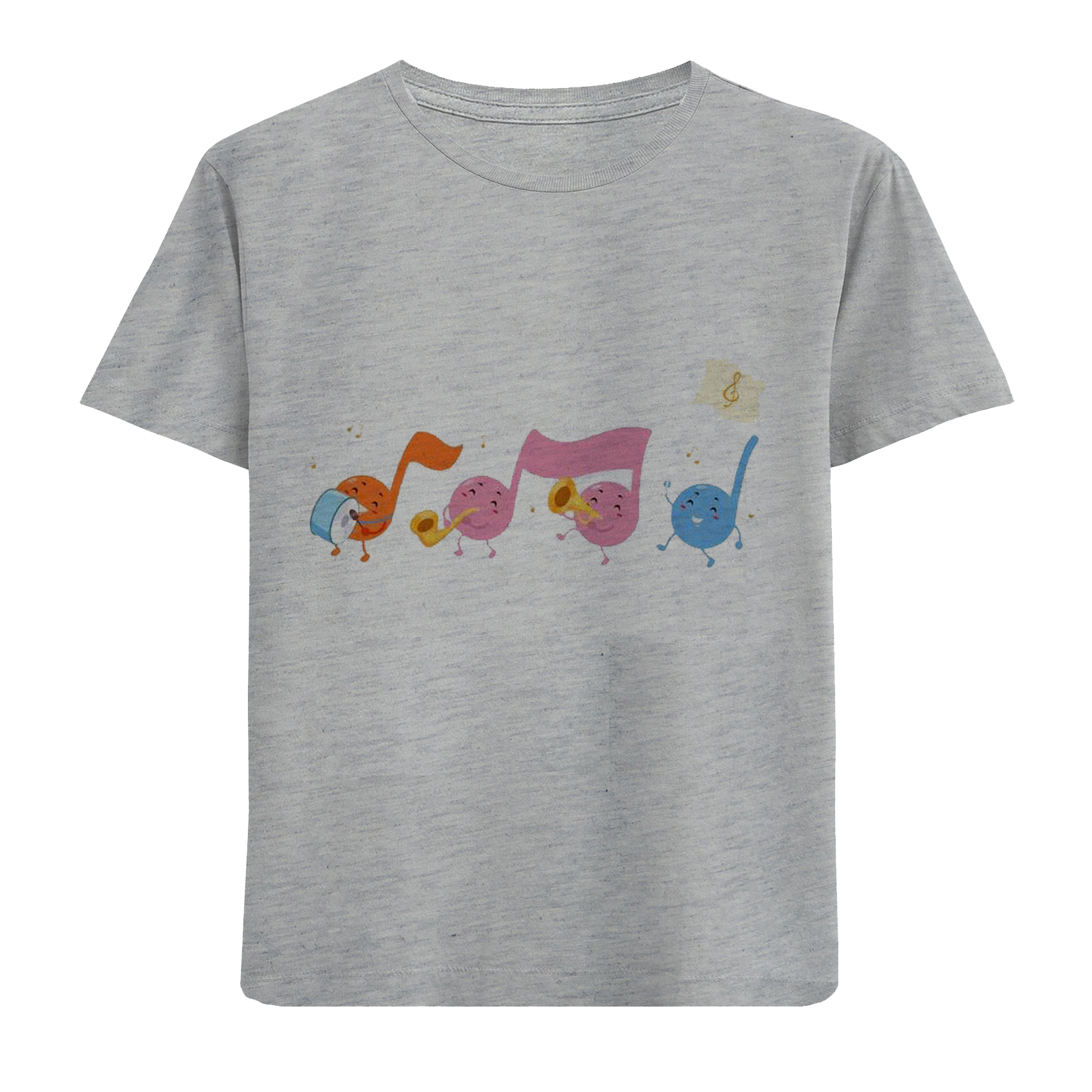 تی شرت آستین کوتاه پسرانه مدل موزیک D373