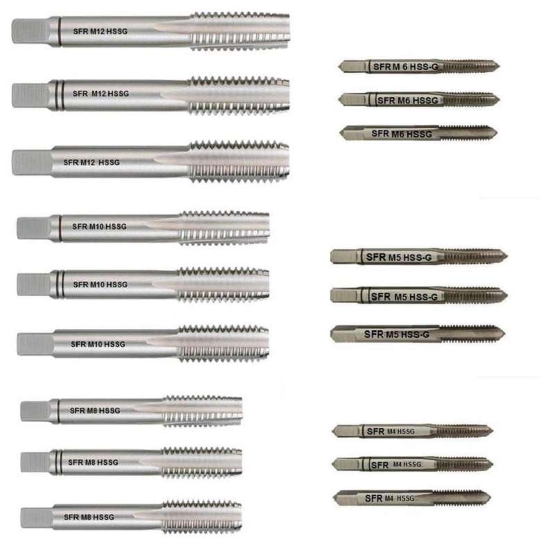 ست قلاویز دستی اس اف آر مدل HSSG مجموعه 18 عددی ست قلاویز دستی اس اف آر مدل HSSG مجموعه 18 عددی