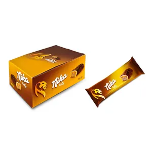 ویفر با کرم کاکائویی نیکا بایت - 38 گرم بسته 24 عددی
